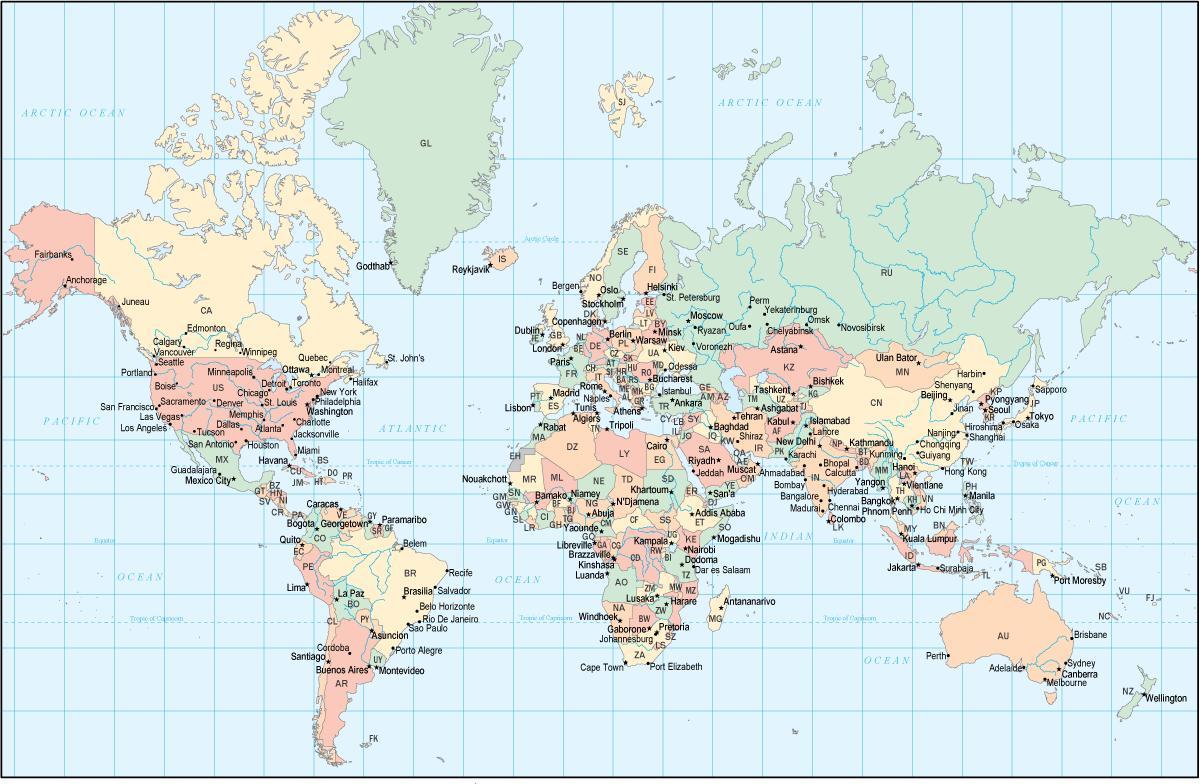 ganas valsts pasaules kartē